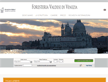 Tablet Screenshot of foresteriavenezia.it